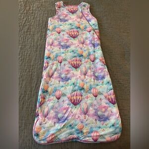 Bums & Roses Reaching Kites Hot Air Balloon Sleep Sack Zip Bamboo 6-18m 1.0 TOG